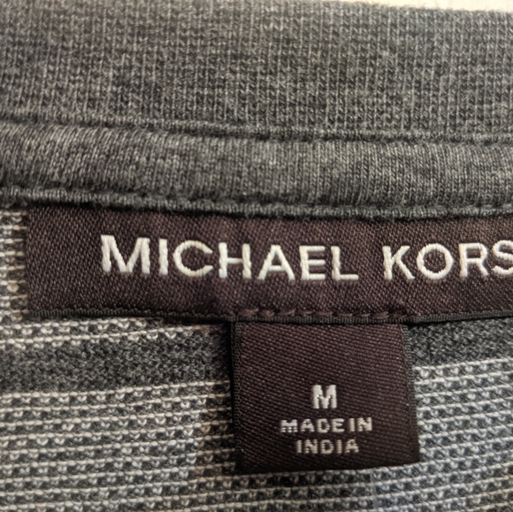 NWT Michael Kors Size Medium Mens Long Sleeve Knit - Picture 3 of 4